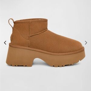 $180 MSRP UGG MINI NEW HEIGHTS suede ankle booties - US women’s 10 NEW